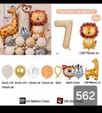 Nieuwe Jungle Thema Ballonnen Set - 45 stuks, Ophalen of Verzenden, Nieuw, Versiering, Verjaardag