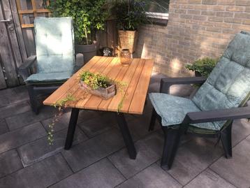 Tuin salontafel massief Teak beschikbaar voor biedingen