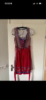 Dirndl jurk maat 40 met blouse maat L, Maat 38/40 (M), Carnaval, Ophalen of Verzenden, Zo goed als nieuw
