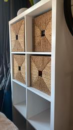 Kallax kast incl manden, Huis en Inrichting, Kasten | Wandmeubels, Ophalen, Gebruikt, 25 tot 50 cm, Minder dan 150 cm