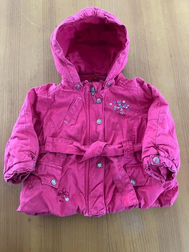 Dikke fel roze winter jas – baby maat 74, Kinderen en Baby's, Babykleding | Maat 74, Gebruikt, Meisje, Jasje, Ophalen of Verzenden