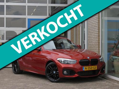BMW 1-serie 118i M Sport Navi|Vol Zwart Leder|Clima|Shadow L, Auto's, BMW, Bedrijf, Te koop, 1-Serie, ABS, Airbags, Airconditioning
