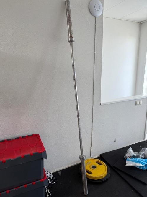 Olympische halterstang – 20 kg, Sport en Fitness, Fitnessmaterialen, Gebruikt, Halterstangen, Armen, Benen, Borst, Buik, Rug, Ophalen