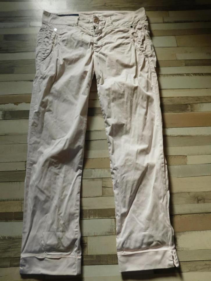 High Use roze katoenen broek met stretch maat 42 ., Kleding | Dames, Broeken en Pantalons, Zo goed als nieuw, Maat 42/44 (L), Roze