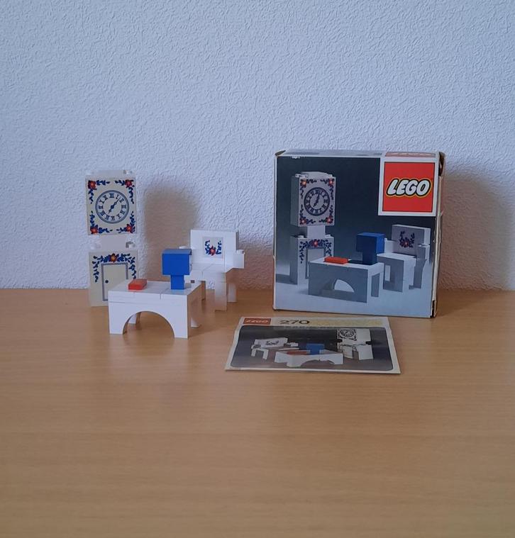 Vintage LEGO 270 SET uit 1973 LEGO CLASSIC HOMEMAKER, Kinderen en Baby's, Speelgoed | Duplo en Lego, Zo goed als nieuw, Lego, Complete set