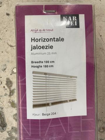 Beige Horizontale Jaloezie - 100x180cm beschikbaar voor biedingen