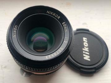 Nikon Nikkor 1:2 50mm (A-lens)) beschikbaar voor biedingen