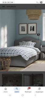 HAUGA Ikea bed + matras, Huis en Inrichting, Ophalen, Gebruikt, 90 cm, Twijfelaar