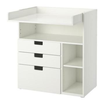 Ikea Stuva Commode 4-lades, wit beschikbaar voor biedingen