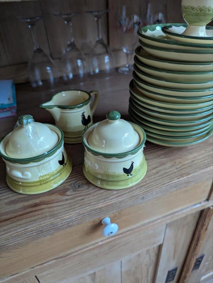 Zeller Keramik Kip en Haan Servies, Antiek en Kunst, Antiek | Servies compleet, Ophalen
