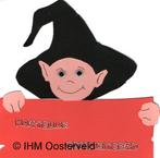 3D kaart Verjaardag 3  Heksje, Hobby en Vrije tijd, Kaarten | Zelfgemaakt, Ophalen of Verzenden, Nieuw, Overige thema's