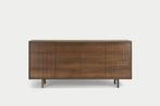 Artisan Dressoir Notenhout 200x45x91cm, Ophalen, Met deur(en), 150 tot 200 cm, Zo goed als nieuw