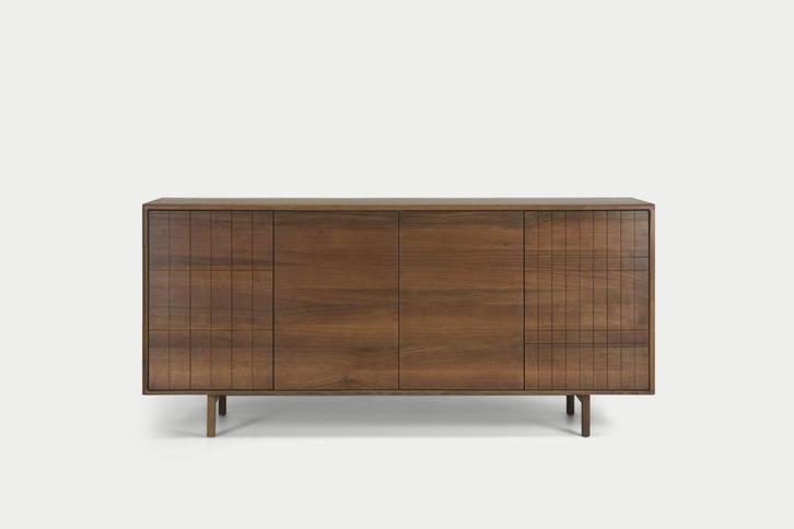 Artisan Dressoir Notenhout 200x45x91cm, Huis en Inrichting, Kasten | Dressoirs, Zo goed als nieuw, 150 tot 200 cm, 25 tot 50 cm