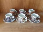 Illy Art Collection 1996  6 kop en schotel NIEUW, Ophalen of Verzenden, Zo goed als nieuw, Porselein, Kop en/of schotel