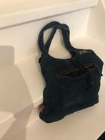 Von Dutch Denim handtas, zeldzaam model, Ophalen of Verzenden, Gebruikt, Blauw, Handtas
