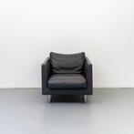 1x Montis Axel Fauteuil 1-zits/59cm Zwart Leder - Sledepoot