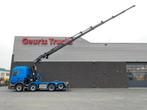 Scania R560 V8 8X2 TREKKER/BAKWAGEN + HIAB 477E-8 HIPRO KRAA, Auto's, Vrachtwagens, Automaat, Euro 5, Scania, Blauw