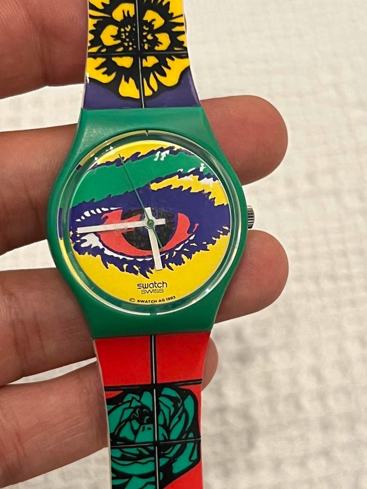 Swatch "Mouse Rap" 1993 - GG128, Sieraden, Tassen en Uiterlijk, Horloges | Antiek, Polshorloge, Overige merken, Overige materialen