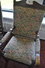 Fauteuil met nette bekleding, model troon, Ophalen, Gebruikt, Minder dan 75 cm, 50 tot 75 cm