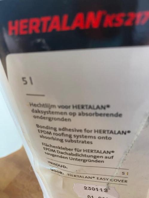 hechtlijm voor hertalan EPDM daksystemen, Doe-het-zelf en Verbouw, Dakpannen en Dakbedekking, Nieuw, Overige typen, Overige materialen