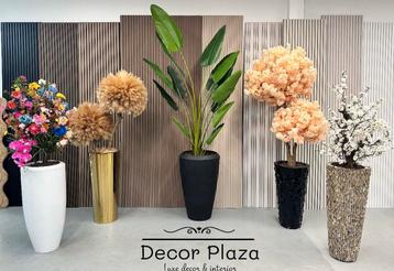  Luxe kunstplanten & zijdeboeketten in design vazen  beschikbaar voor biedingen