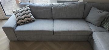 Te koop: IKEA Kivik hoekbank – grijs, in goede staat - afbeelding 3