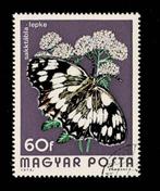 postzegel 2395 Hongarije vlinders Dambordje, Ophalen of Verzenden, Gestempeld