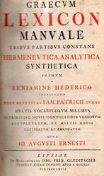 Graecum Lexicon Manvale (Leipzig/London 1767), Ophalen of Verzenden