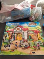 Playmobil paardenboerderij 6926 + 6930 + 6934 + 6935, Ophalen, Gebruikt, Complete set