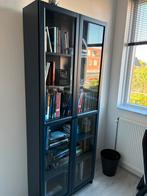 Billy boekenlast blauw, Huis en Inrichting, Ophalen, Met deur(en), 200 cm of meer, 50 tot 100 cm