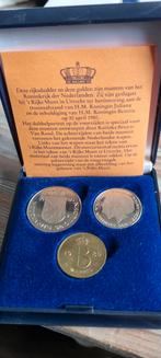 Muntset Inhuldiging Juliana & Beatrix 1980, Ophalen, Koningin Juliana, Setje, Zilver