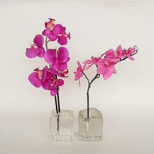 Solifleur (2x) Pukeberg Uno Westerberg Vintage, Antiek en Kunst, Antiek | Glas en Kristal, Ophalen of Verzenden