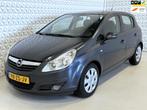 Opel Corsa 1.2-16V Enjoy 5drs AIRCO - Koppakking lek?! (2008, Auto's, Voorwielaandrijving, Stof, Zwart, 4 cilinders