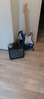 Gitaarset Fender Squier stratocaster, Ophalen, Zo goed als nieuw, Solid body, Fender