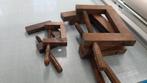 Antieke Houten Lijmklemmen Set, Doe-het-zelf en Verbouw, Gereedschap | Handgereedschap, Ophalen of Verzenden, Gebruikt