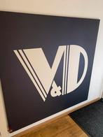 Canvas V&D logo, Verzamelen, Ophalen, Gebruikt, Reclamebord