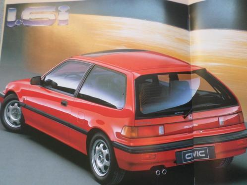 1987 Honda Civic Brochure, Boeken, Auto's | Folders en Tijdschriften, Zo goed als nieuw, Honda, Verzenden