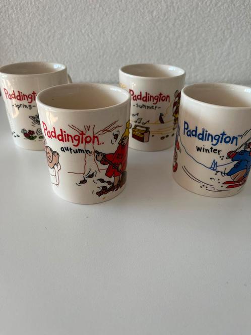 Paddington Mokken - Jaargetijden Set, Huis en Inrichting, Keuken | Servies, Gebruikt, Kop(pen) en/of Schotel(s), Overige stijlen