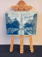 Oude Franstalige reclamekaart Blooker cacao schildersezel, Antiek en Kunst, Curiosa en Brocante, Verzenden