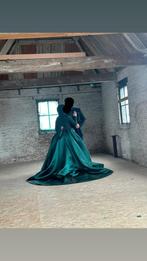 Prachtige Hennajurk - Groen, Ophalen, Zo goed als nieuw, Groen, Trouwjurk