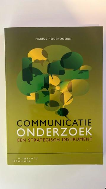 Marius Hogendoorn communicatie onderzoek strategisch instrum beschikbaar voor biedingen