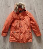 Oranje Woolrich parka winterjas maat medium, Ophalen of Verzenden, Zo goed als nieuw, Maat 48/50 (M), Oranje