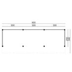 Douglas kapschuur 900x340cm eenmalige aanbieding, Ophalen of Verzenden, Zo goed als nieuw, Overige materialen