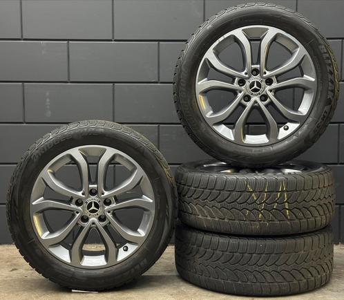 Originele 17 inch Mercedes C Klasse W205 5x112 Bridgestone, Auto-onderdelen, Banden en Velgen, Banden en Velgen, Winterbanden