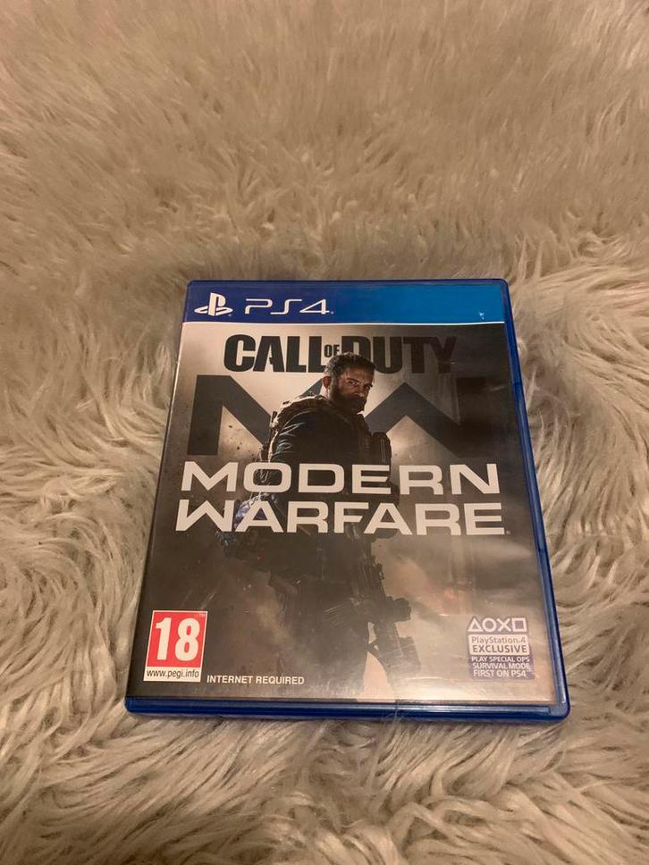 Call of Duty: Modern Warfare PS4, Spelcomputers en Games, Games | Sony PlayStation 4, Zo goed als nieuw, Overige genres, 1 speler