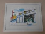 2x Gouache Guus van Eck 1958 Thomas Regout + Kalenders/boek, Verzenden