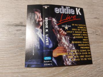 EDDIE K - LIVE!! (CASSETTEBANDJE) beschikbaar voor biedingen