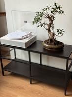 IKEA Vittsjö TV Meubel - Zwartbruin, Huis en Inrichting, Kasten | Televisiemeubels, Ophalen, 100 tot 150 cm, Minder dan 100 cm