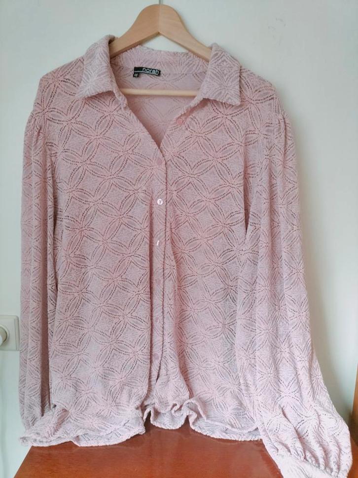 blouse / top van Norah maat 46 / 48, Kleding | Dames, Blouses en Tunieken, Zo goed als nieuw, Maat 46/48 (XL) of groter, Zwart