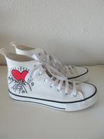 Keith Haring sneakers gympen wit maat 39, Keith Haring, Wit, Ophalen of Verzenden, Sneakers of Gympen